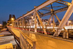 The Scenic Beauty of Long Bien Bridge