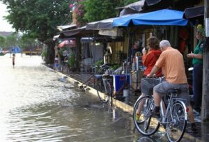 Roads are flooded