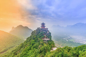 Ngoc Pagoda considered the celestial altar of Tam Chuc Pagoda in Ha Nam, is a captivating tourist destination for both domestic and international visitors.